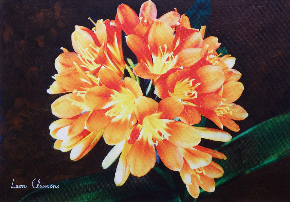 Leon's super realistic artwork - Clivea Miniata 1