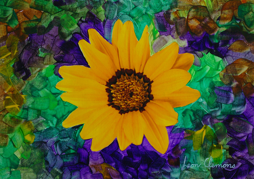 Leon's super realistic artwork - Gazania 1