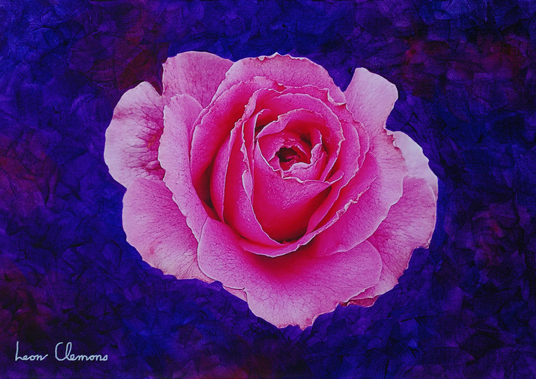 Leon's super realistic artwork - Rose 10