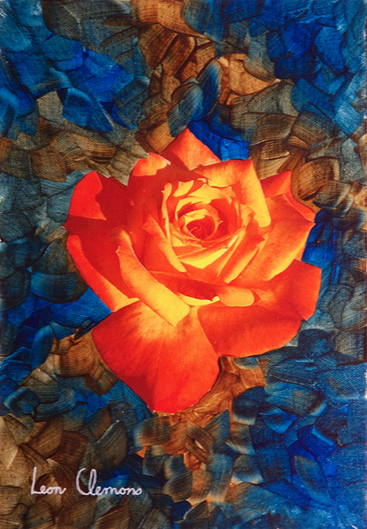 Leon's super realistic artwork - Rose 2