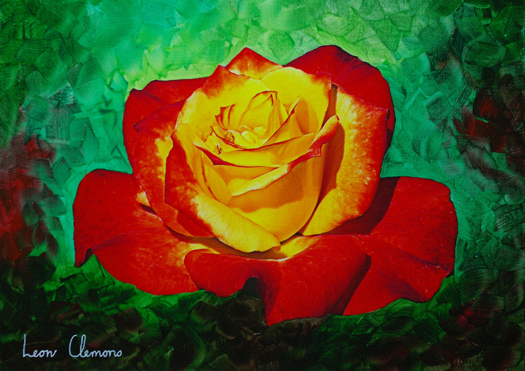 Leon's super realistic artwork - Rose Raimunda