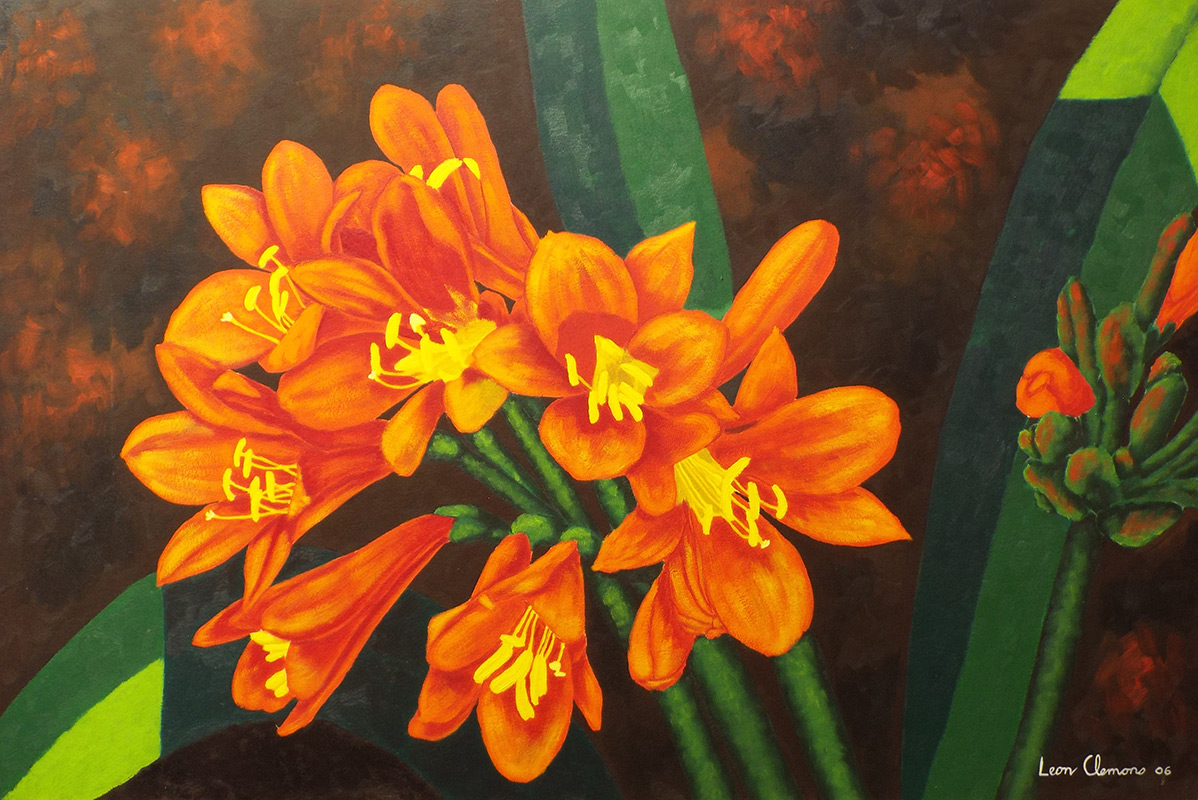 Leon's realistic artwork - Orange Clivea