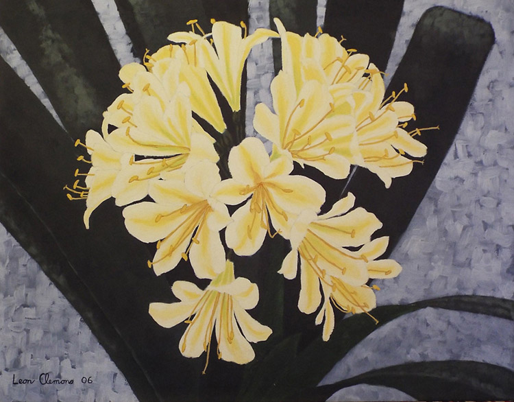 Leon's realistic artwork - Cream Cliveas