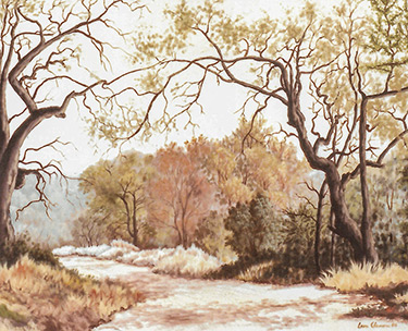 Leon Clemons realistic art - Baobab near Musina